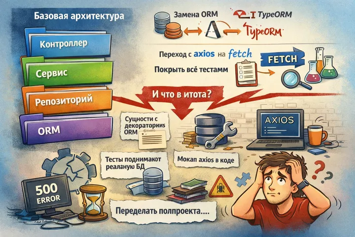 Когда архитектура даёт трещину