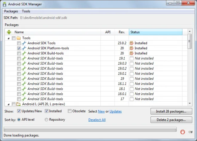 Установка Android SDK
