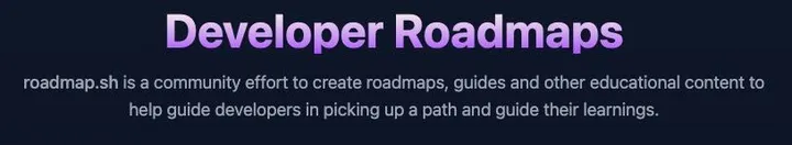 Дорожные карты для разработчиков — roadmap.sh