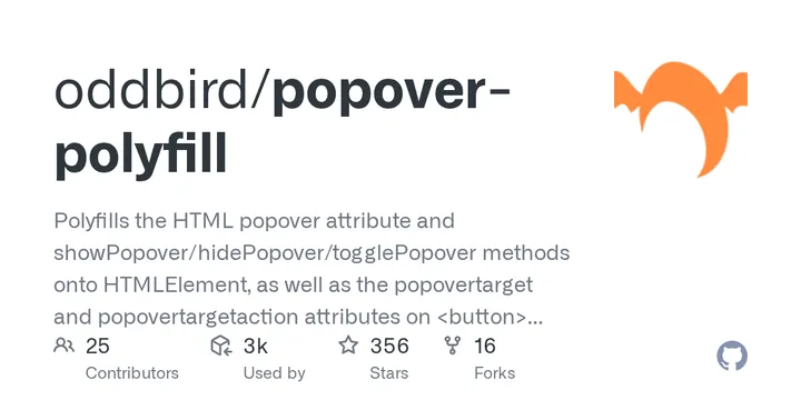 Popover API в Chrome 114