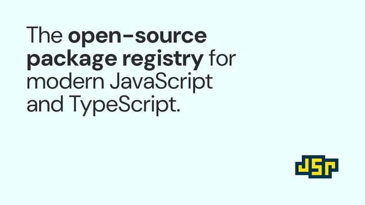 JSR — JavaScript Registry