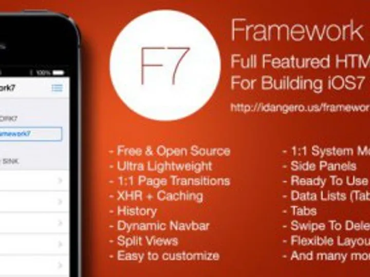 Framework7. Разработка мобильных приложений в нативном стиле