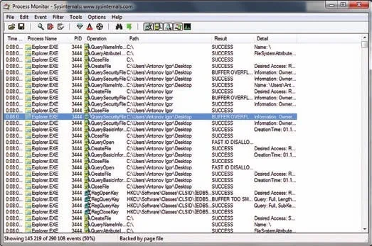 Великий ProcessMonitor