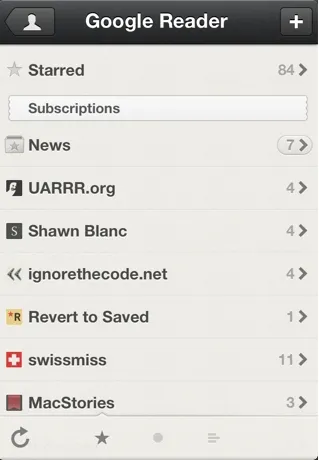 Reader для iPhone